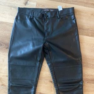 Black Leather Pants